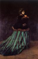 Monet, Claude Oscar - Camille, The Woman in a Green Dress